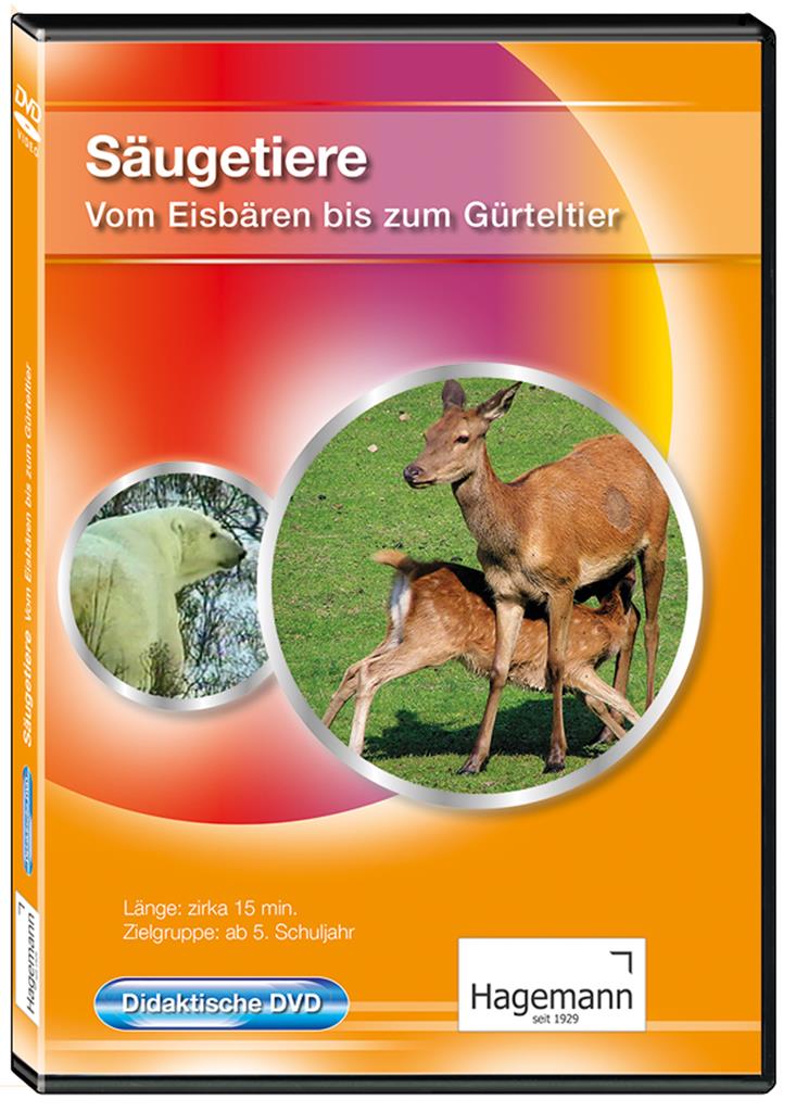Säugetiere Didaktische DVD, Schullizenz, Tablet-Version