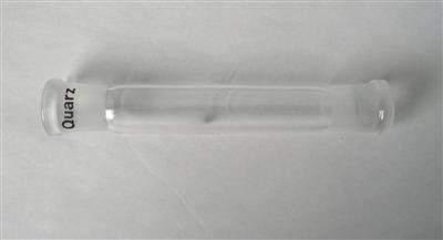 Reaktionsrohr 150 mm, NS 19 Quarz