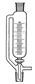 Tropftrichter 50 ml NS 29, grad., mit Druckausgleich u. Gasableitung