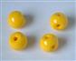 Schwefel-Atom, gelb 2 Löcher, 105°, d 23 mm, 10 Stück